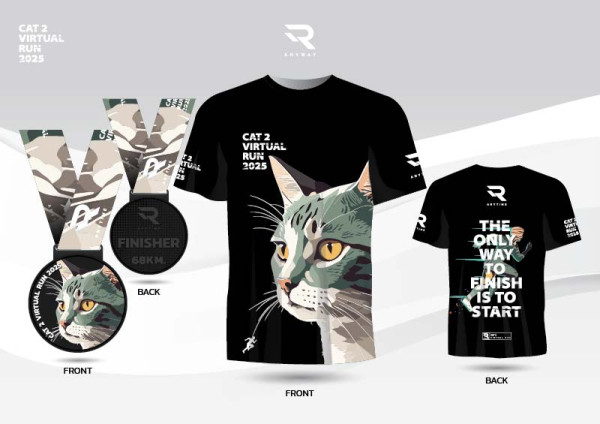 Cat 2 Virtual Run 2025 (R6)