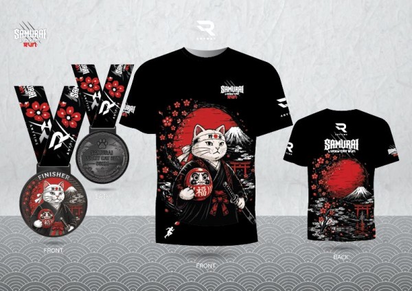 Samurai Lucky Cat Virtual Run 2026 (R3)